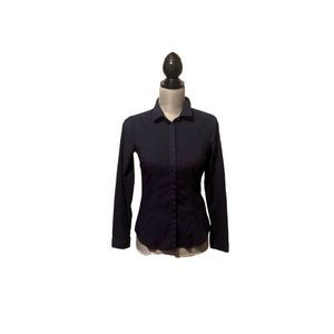 H & M button up long sleeved blouse, dress shirt women’s size 4